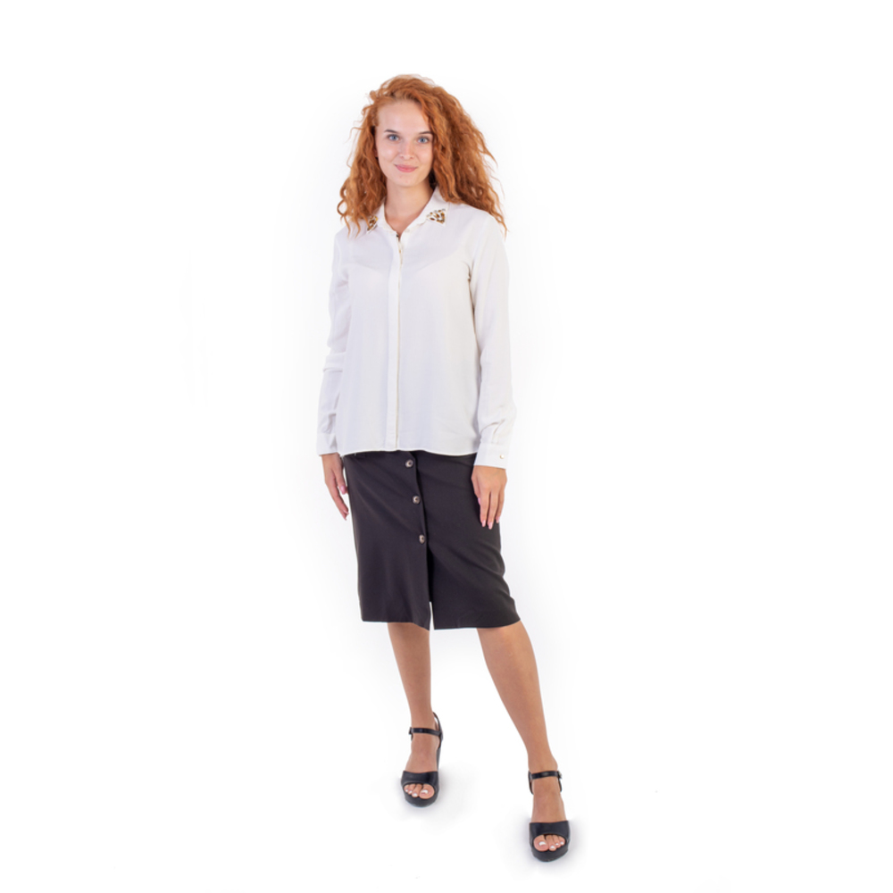 Network Shirt Women size M White